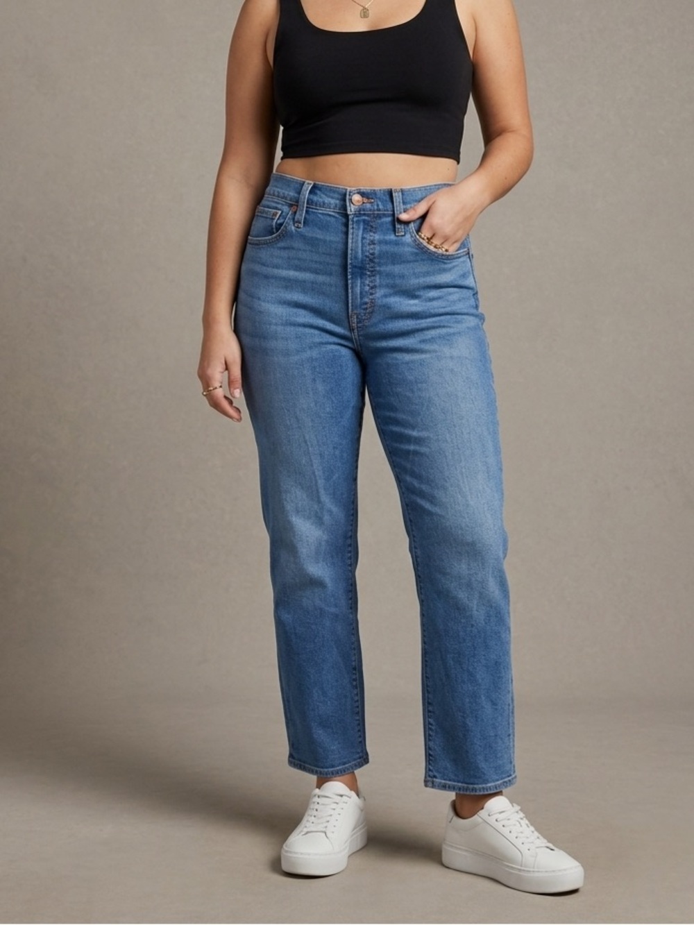 Madewell The Perfect Vintage Jean in Stovepipe Wash Style NG260 Dahill Wash